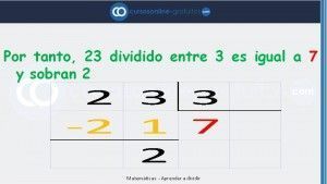 Dividir entre números de 1 cifra