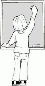 DIBUJOS PARA COLOREAR DEL AULA