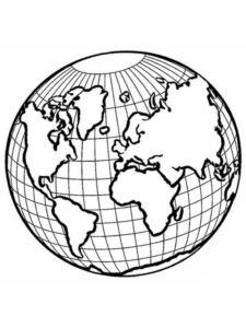 GLOBO TERRAQUEO PARA IMPRIMIR
