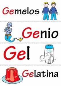 Palabras con GE-GI