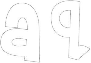 MOLDES DE LETRAS PARA COLOREAR